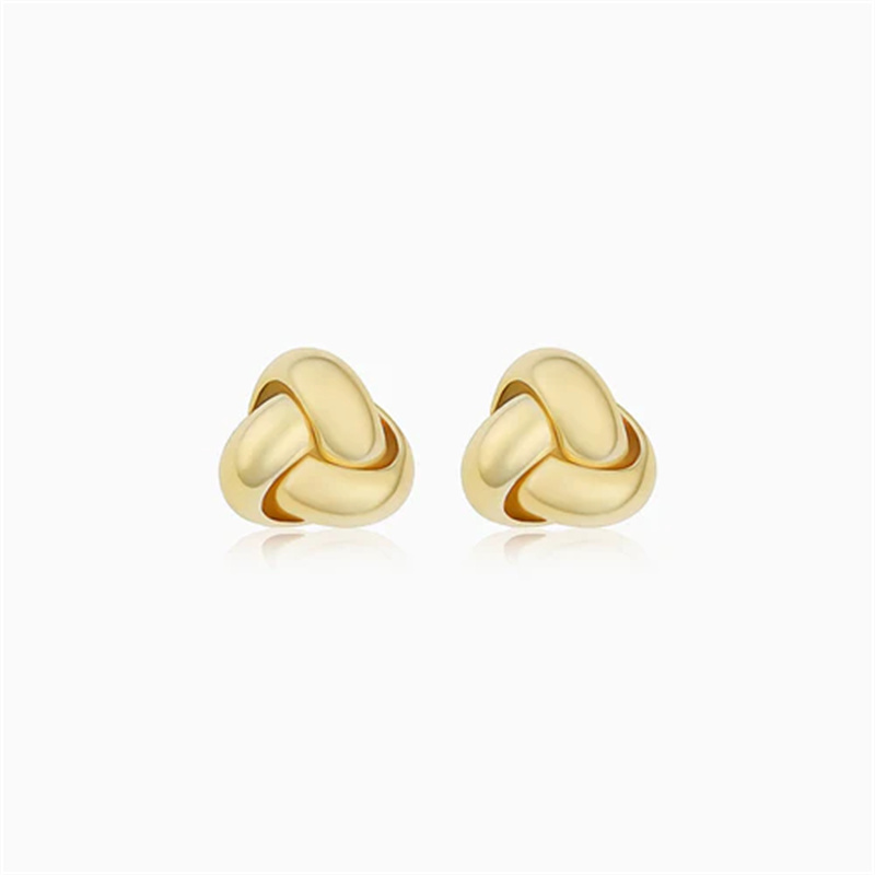 OEM ODM manufacturers of Knot Studs 925 silver jewelry