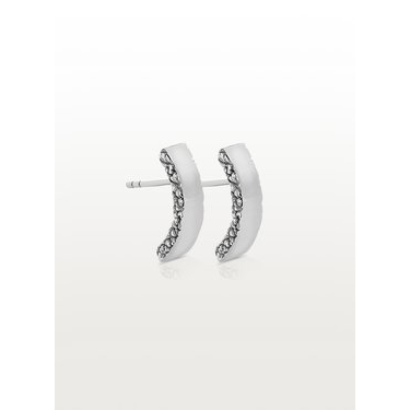 Boucles d'oreilles clous en rhodium 925 pour argent blanc Bijoux sur mesure