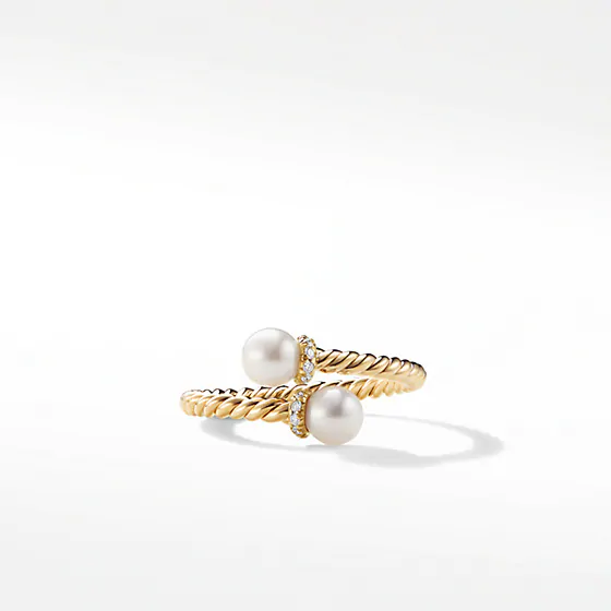 Wholesale OEM/ODM Jewelry Eire 18k gold plated pearl ring  sterling silver