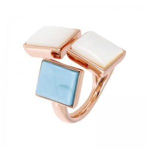 Every rose gold plated ring jewelry is engraved design on your demand wholesaler