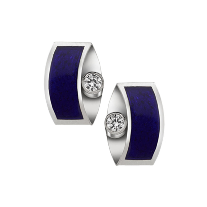 Fornecedor de fabricante de joias de design personalizado de brincos de prata cz finos