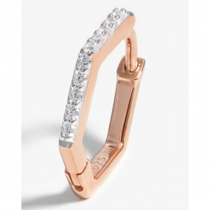 Germany 18K gold over sterling silver jewelry wholesaler creat design CZ rose gold plated ring