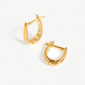 Donnez à votre idée de conception de bijoux des boucles d'oreilles pour filles OEM ODM en vermeil or 18 carats