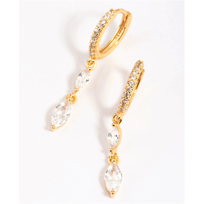 Gold Plated Dainty Huggie Hoop Earrings custom jewelry vendors