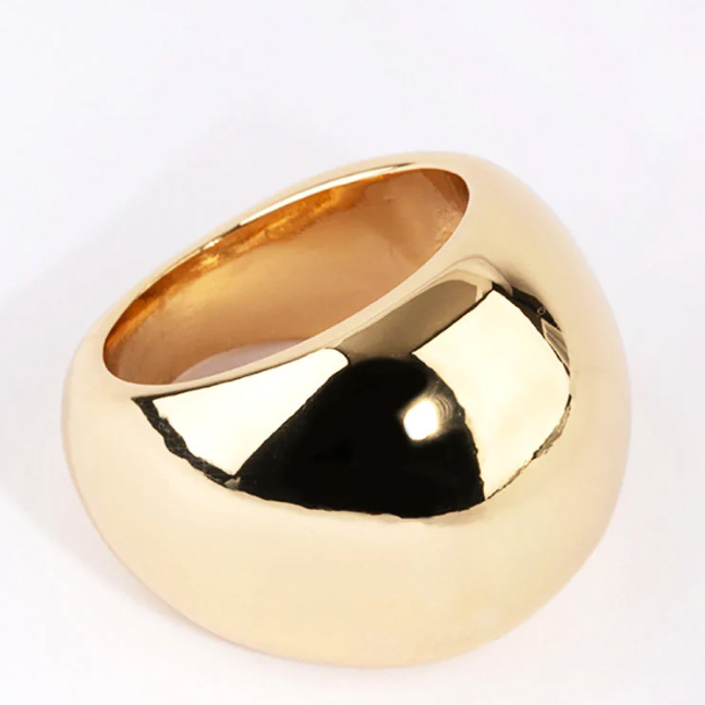 Vergulde verklaring Ring goue vermeil juweliersware vervaardiger