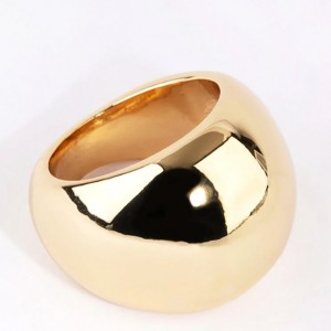 خاتم مطلي بالذهب بيان الشركة المصنعة للمجوهرات فيرميل الذهب