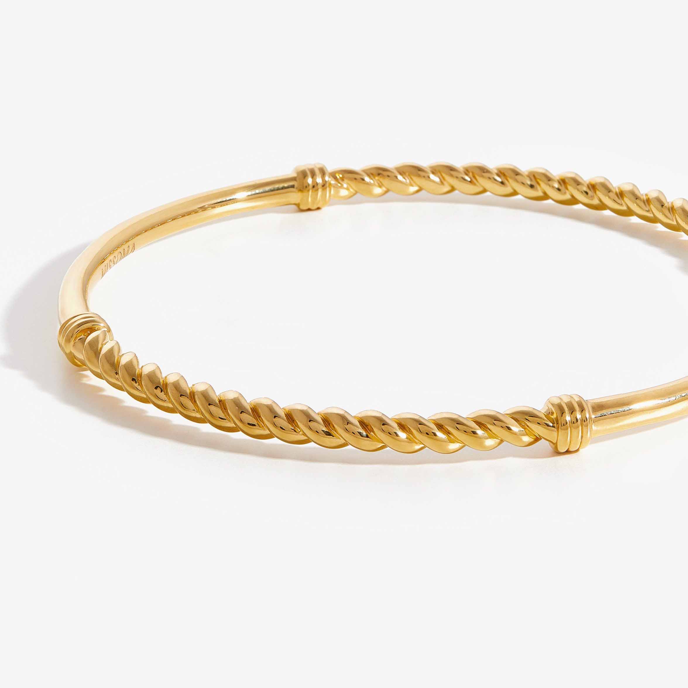 Les fabricants de bijoux remplis d'or conçoivent un bracelet plaqué or 18 carats