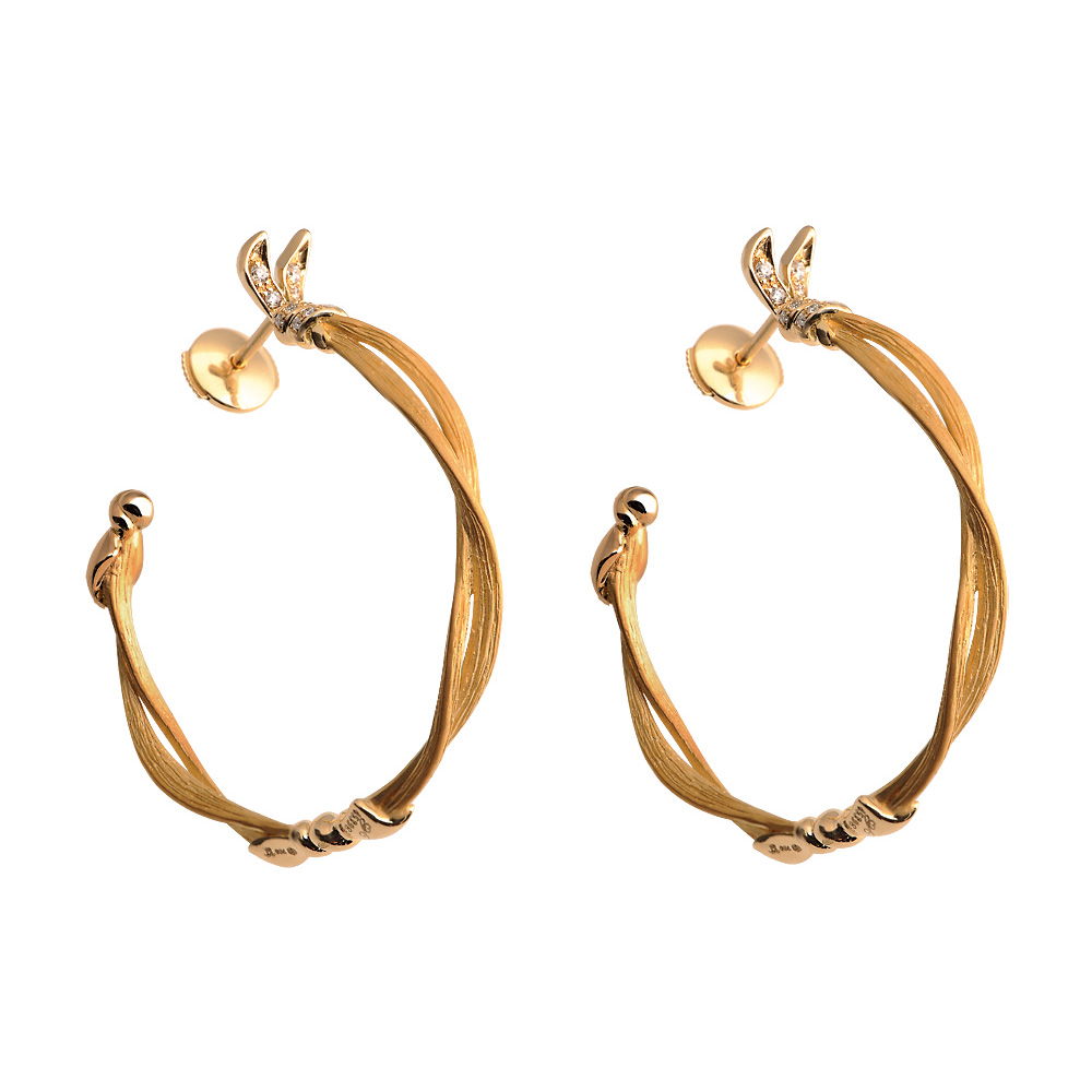 OEM/ODM Jewelry Gold plating silver earrings jewelry custom made Jewelry Exporter