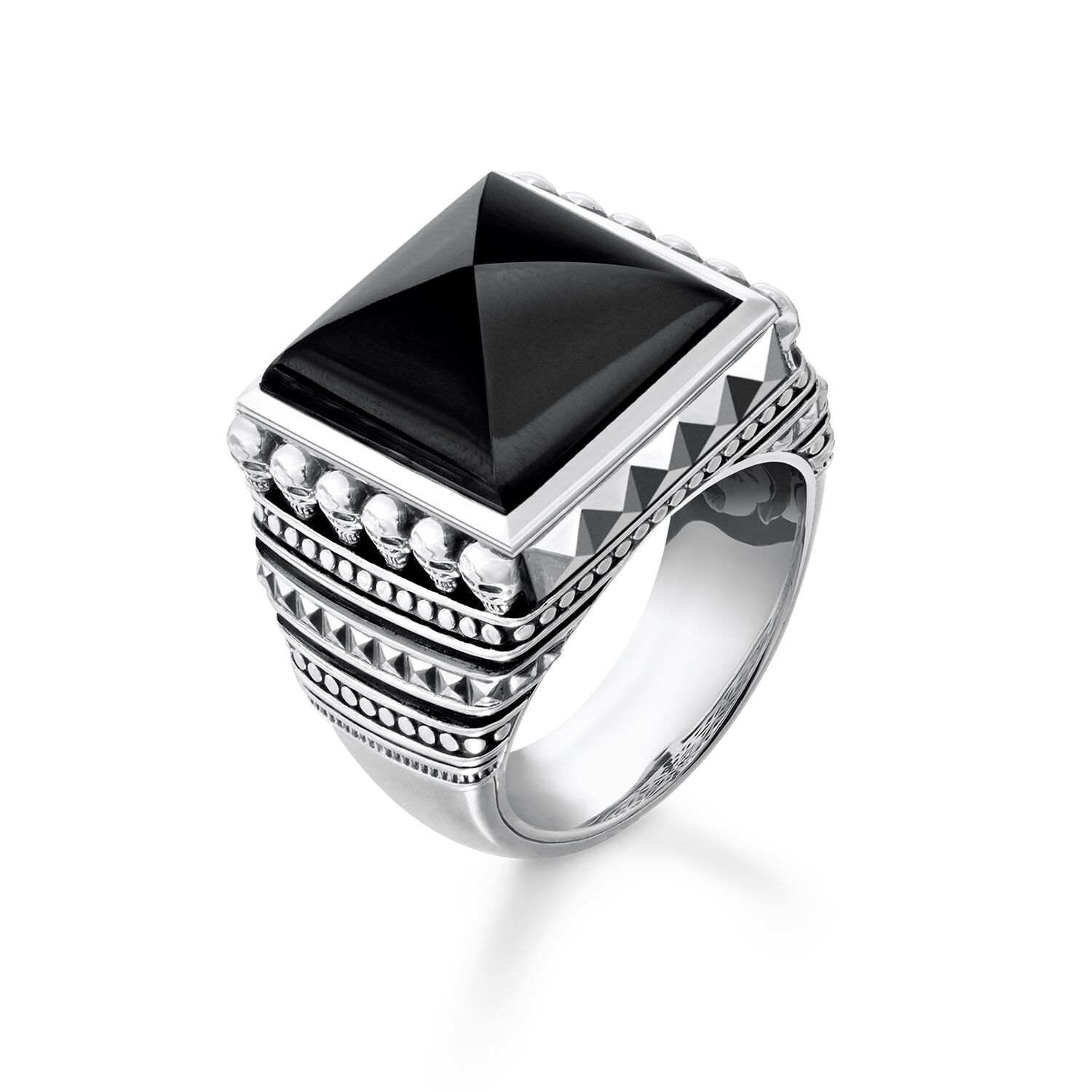 Produttore di gioielli da uomo personalizzati per anelli con sigillo grafico all'ingrosso OEM / ODM