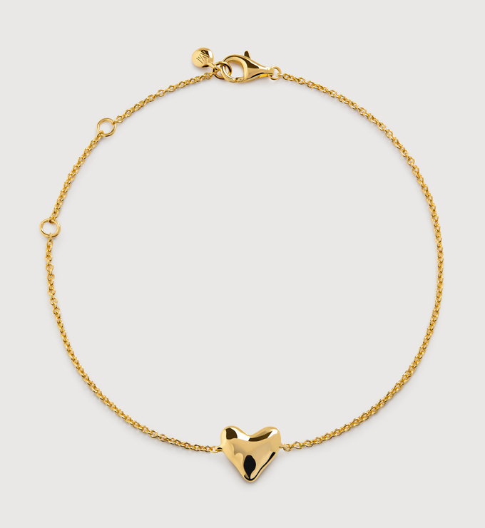 Custom Jewelry Manufacturing Service of Heart Chain Bracelet