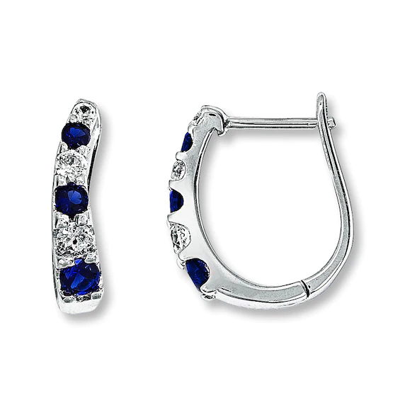 Wholesale Hoop Earrings 10K White Gold CZ Jewelry OEM Manufacturer