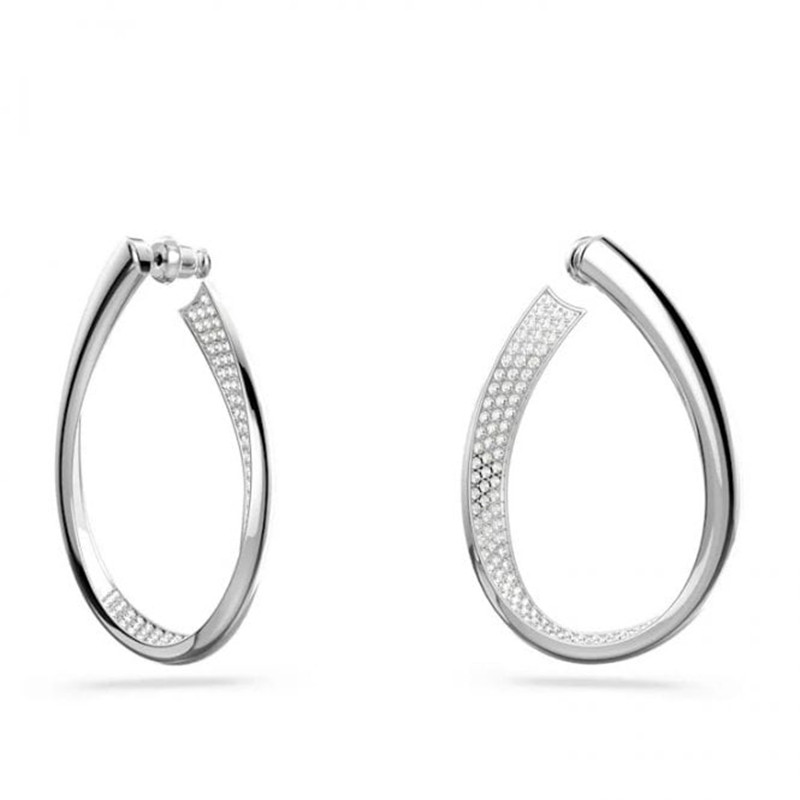 Pendientes Huggies de plata 925 con circonita cúbica para mujer, haga la joyería de diseño de sus sueños del fabricante OEM ODM de oro vermeil