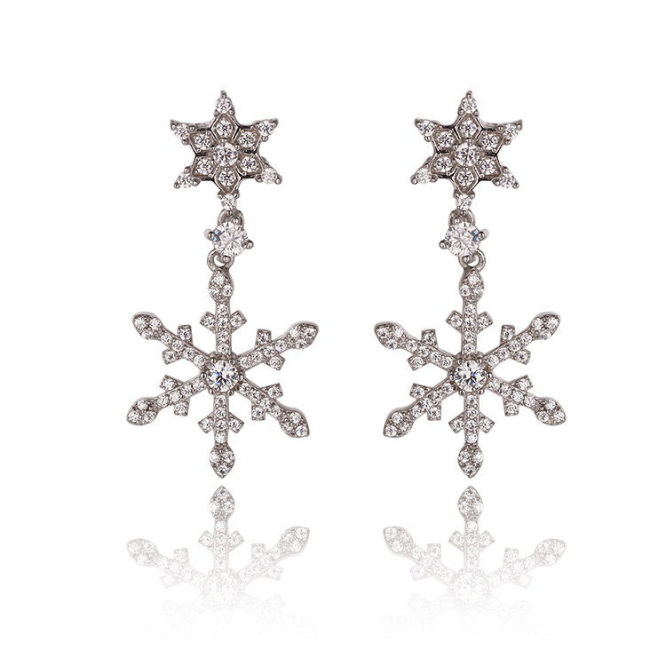 Custom wholesale CZ Earrings Design | Snowflake Bracelets Custom | Ladies’s Jewelry Wholesale