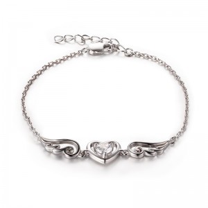 Maßgefertigter Silberschmuck im Großhandel | Handgefertigter Herzanhänger | Armband für Damen
