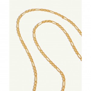 Ювелирный магазин Италии на заказ 1000 штук ожерелья-цепочки с панцирным покрытием, позолоченное золото 18 карат на серебре