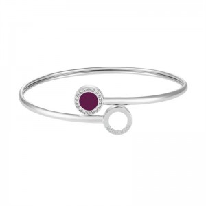 The best 925 Sterling Silver Customized Zirconia Bangle Jewelry Factory