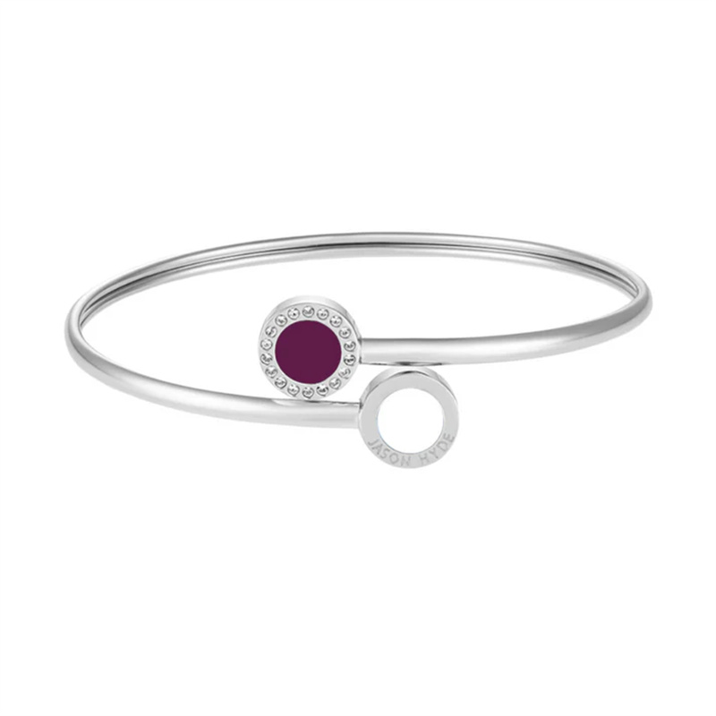 The best 925 Sterling Silver Customized Zirconia Bangle Jewelry Factory
