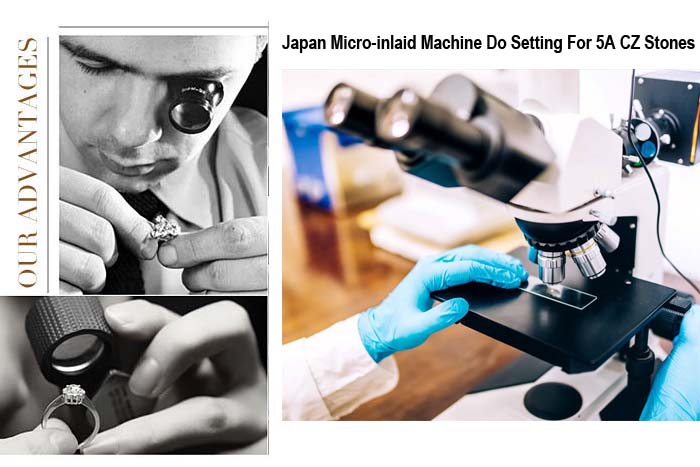 Japan Micro-indlagt maskine gør indstilling til 5A CZ sten