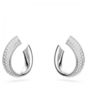 Japan jewelry wholesaler custom made Silver Toned Exist small hoop earrings