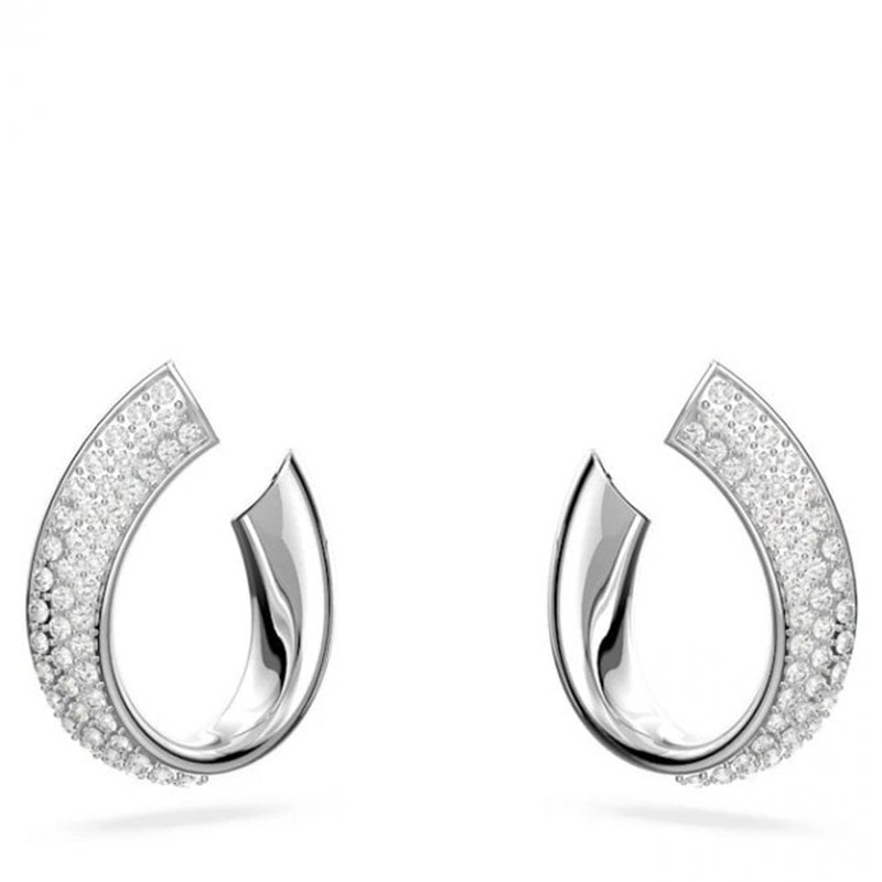 Japan jewelry wholesaler custom made Silver Toned Exist small hoop earrings