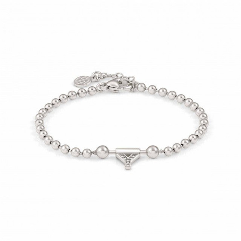 Custom smykker i sterling sølv med Letter armring, hvidguld vermeil CZ armbånd smykker