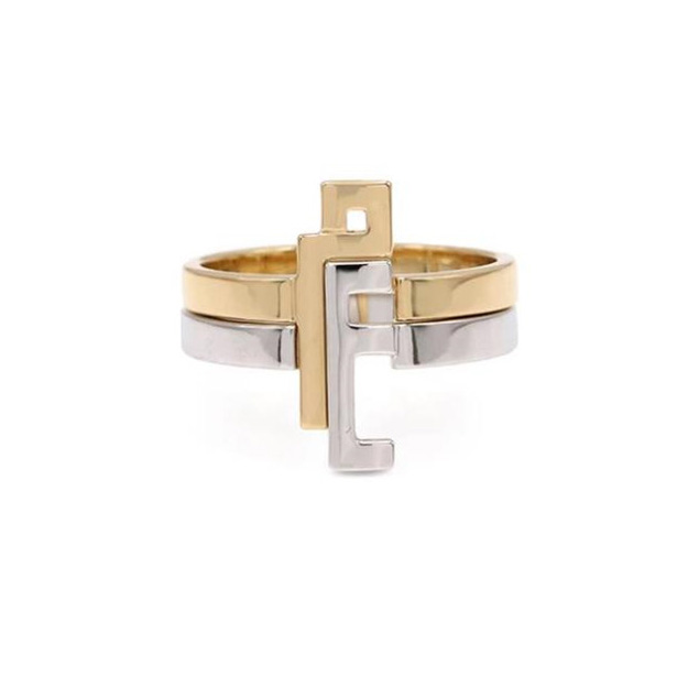 Juweliersmaatskappy in die VSA Pasgemaakte ontwerp Fastion Silwer Ring In Geelgoud Vermeil
