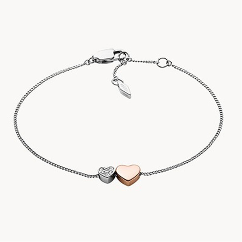 Jewelry brands and manufacturers, private label custom rose gold plated silver bracelet