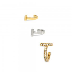 Jewelry wholesaler customized engraved name on Mini Bar Huggie Hoops earrings