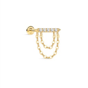 Custom Factory of Sterling Silver Earrings Chains for Men and Women