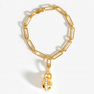 Grossista di gioielli in argento 925 coreano braccialetto personalizzato riempito in oro 18 carati