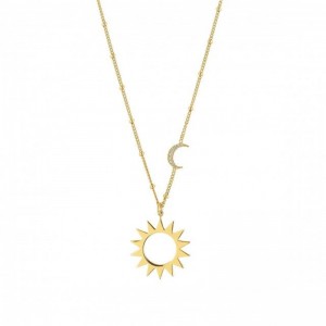 Оптовый торговец ювелирными изделиями из Ливана, ожерелье на заказ с луной и солнцем
