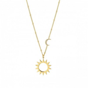 Grossiste bijoux Liban collier personnalisé avec lune et soleil