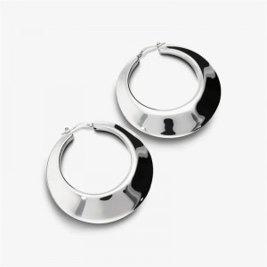 JINGYING : Custom 925 Silver Graduated Hoop Earrings Manufacturer for 23 years