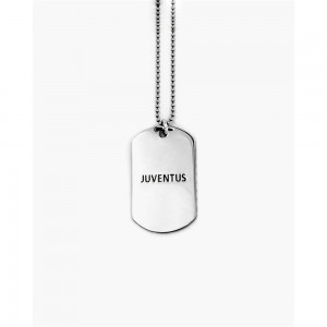 Manufacturer Sterling Silver personalized engraving juventus army data necklace for men wholesaler