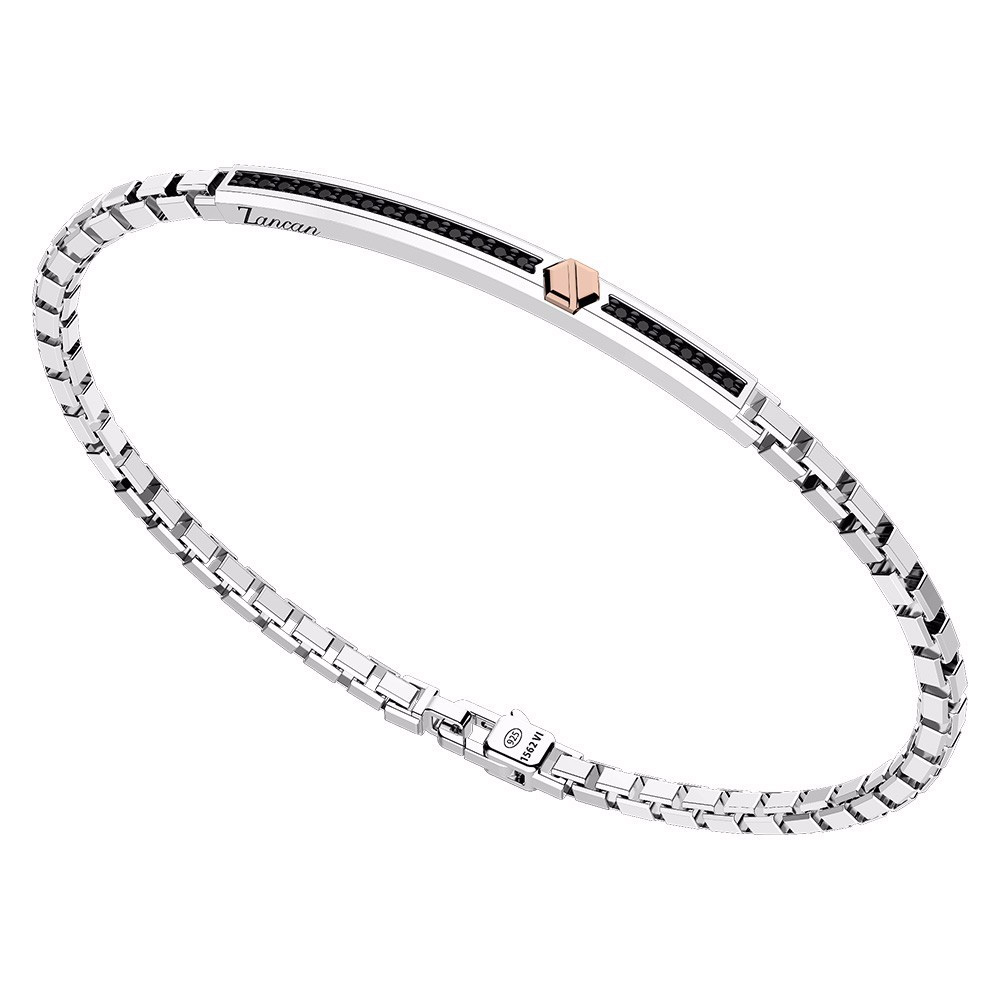 Groothandel OEM / ODM Juweliersware Mans 925 Sterling Silwer Armband Juweliersware Vervaardigers Groothandelaar