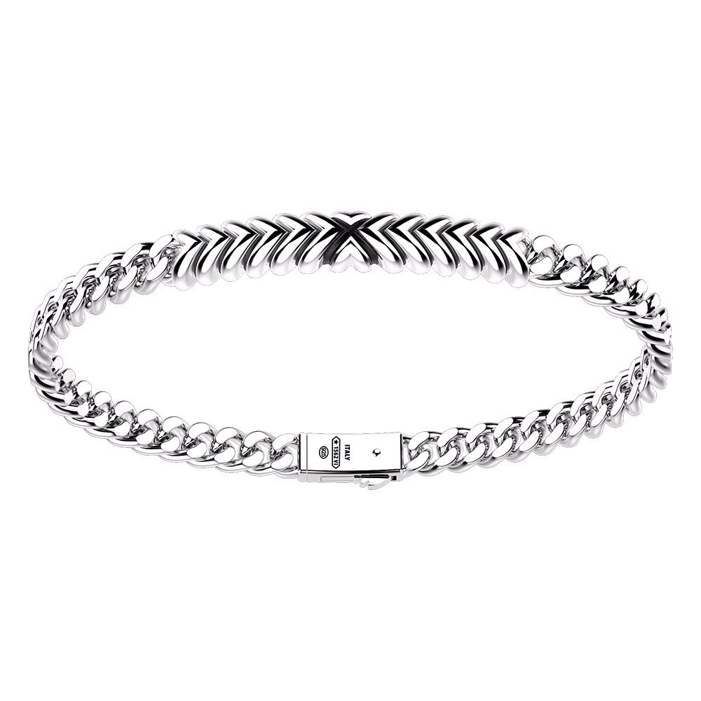 Wholesale Men’s 925 Sterling Silver Bracelet OEM/ODM jewelry Manufacturers Wholesaler