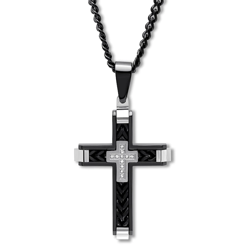 Wholesale Men’s Cross Necklace OEM/ODM Jewelry 925 Silver Jewelers Custom Wholesale