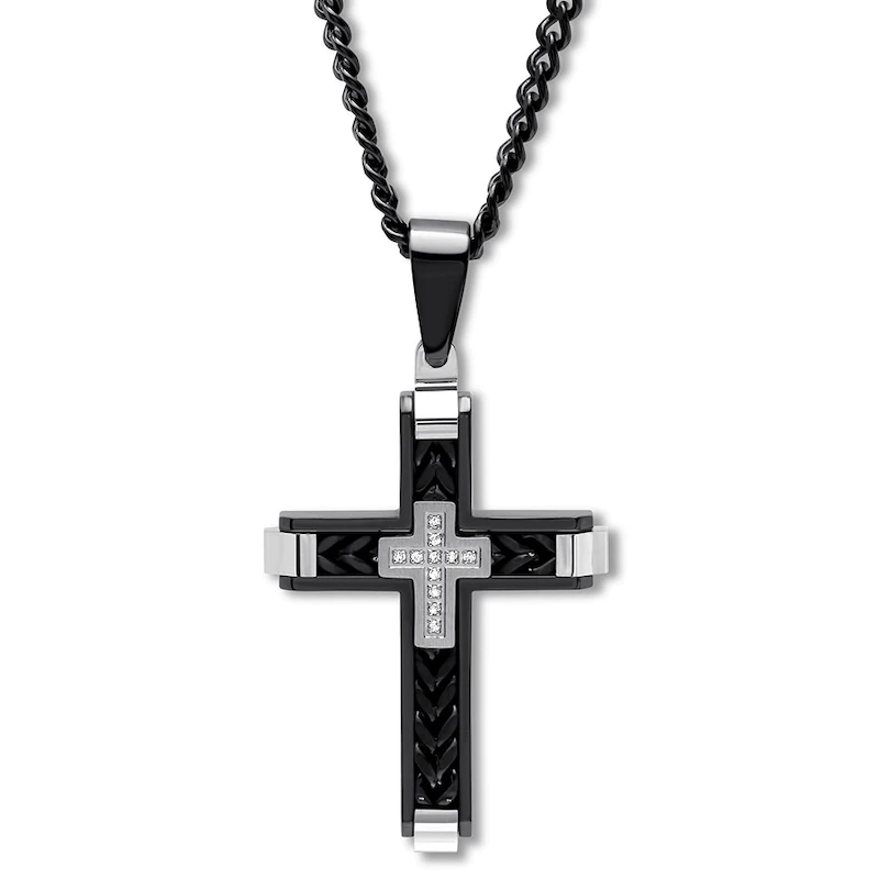 Colier cruce pentru bărbați din argint 925 Bijutieri personalizat cu ridicata