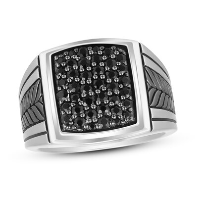 Men’s Ring Sterling Silver  Cubic Zirconia Ring custom wholesaler