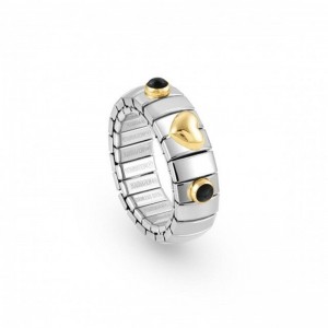 Joyería de anillos para hombre en acero inoxidable personalizada por mayorista proveedor de circonita cúbica rellena de oro blanco de 18 quilates
