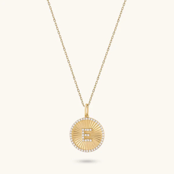 925 Silver Jewelry Manufacturer Custom Made OEM ODM Moissanite Ballerina Letter Necklace in Gold