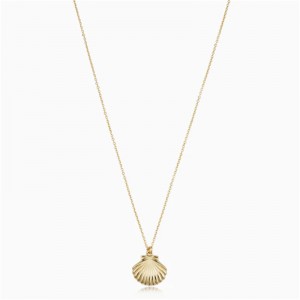 Custom made seashell pendant necklace  silver jewelry factory