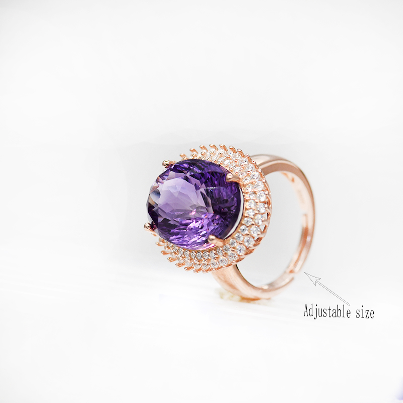 Custom Wholesale 925 Sterling Silver | Amethyst Ring | Customized Jewelry Manufacturer