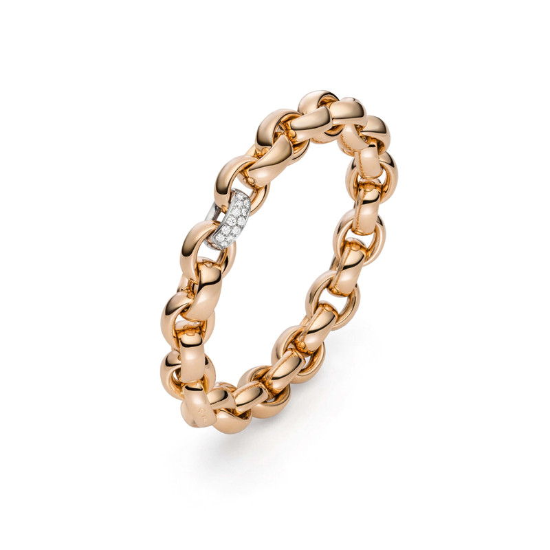 ODM OEM 18K rose gold filled silver bracelet cubic zirconia jewelry manufacturer