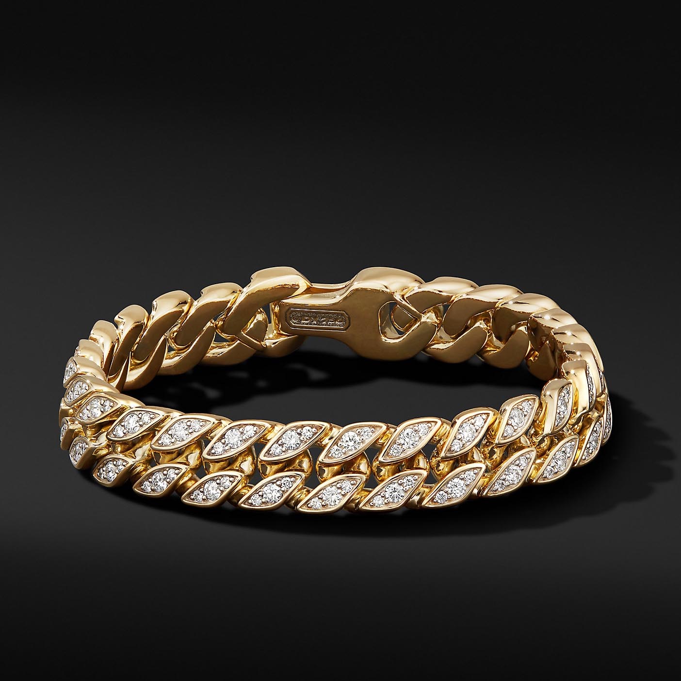Wholesale OEM 18-karat Yellow Gold bracelet on silver making custom OEM/ODM Jewelry engraving shape jewelry