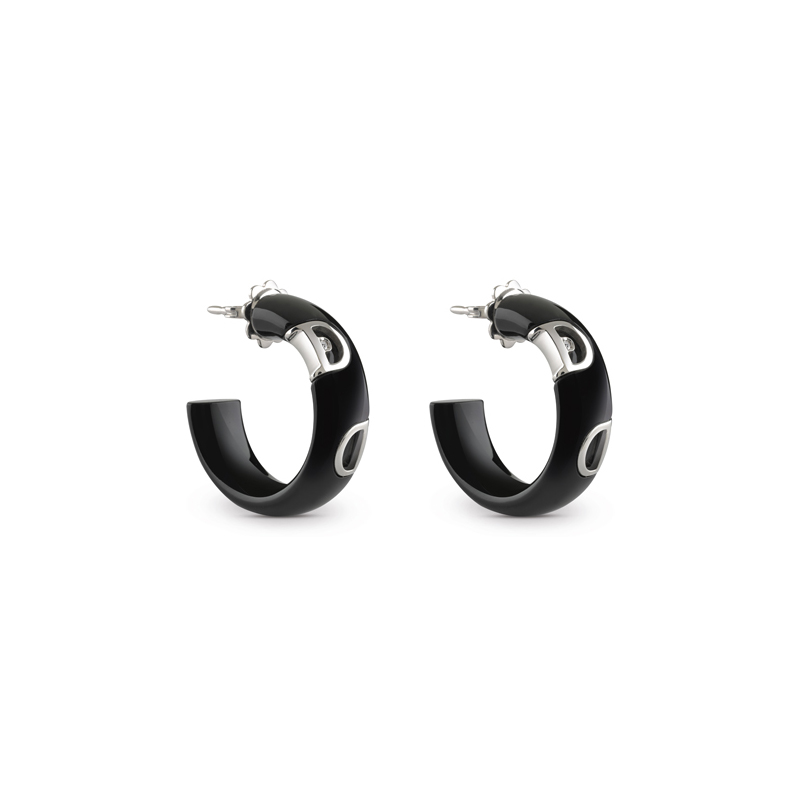 Wholesale OEM Black ceramic, OEM/ODM Jewelry white gold plated earrings design engraving your jewelry