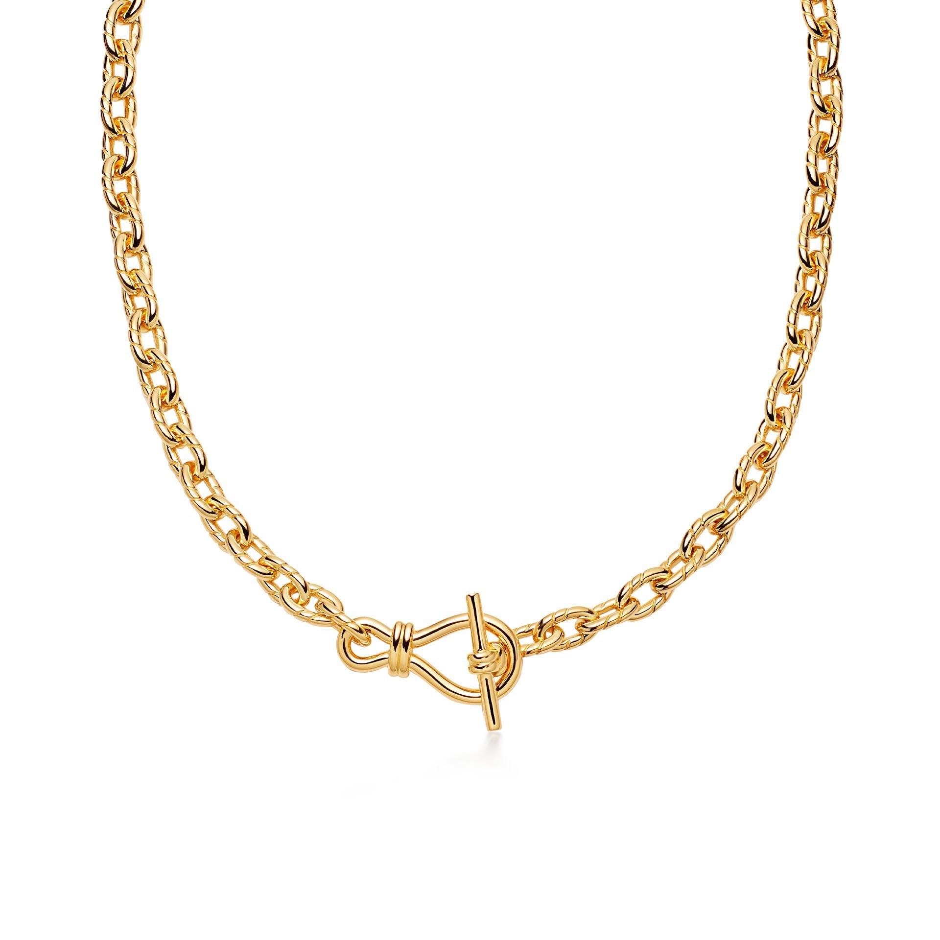 Оптовое ожерелье-цепочка OEM на заказ OEM/ODM Ювелирные изделия из 18-каратного золота с латунным покрытием Создайте ювелирные изделия своей формы