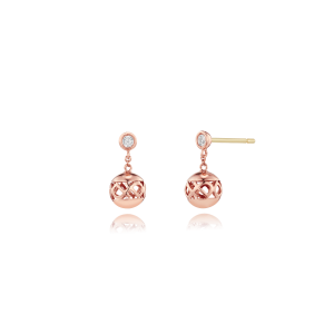 Wholesale OEM/ODM Jewelry Earrings in 14K Rose Gold jewelry suppliers