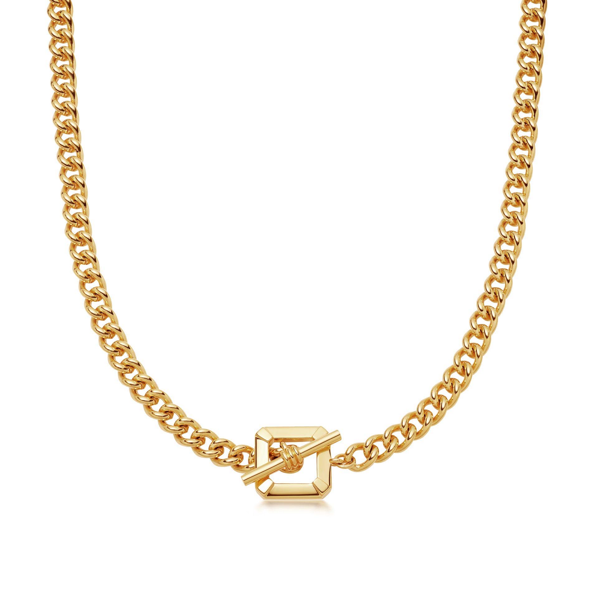 Engros OEM/ODM smykker OEM fransk smykke halskæde i 18 karat forgyldt på messing eller sterling sølv