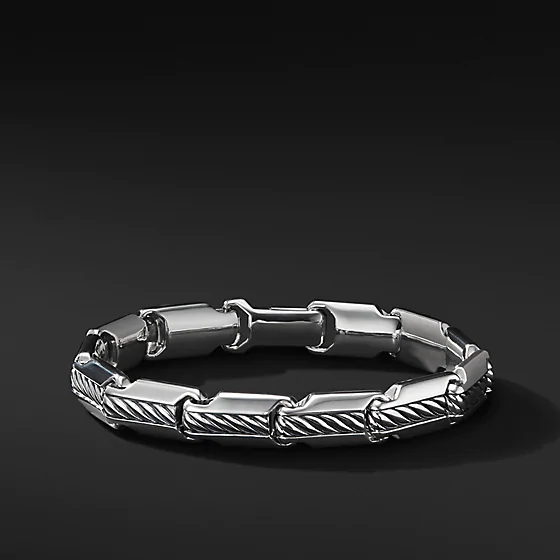Wholesale OEM/ODM Jewelry OEM Mens Bracelet in Sterling silver make custom designed jewelry